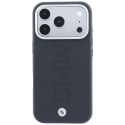 Etui BMW Sign Centered Deboss MagSafe do iPhone 18 Pro Max / 17 Pro Max szary