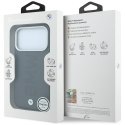 Etui BMW Sign Centered Deboss MagSafe do iPhone 18 Pro Max / 17 Pro Max szary