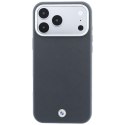 Etui BMW Sign Deboss Quilted Metal Logo MagSafe do iPhone 18 Pro Max / 17 Pro Max antracytowy