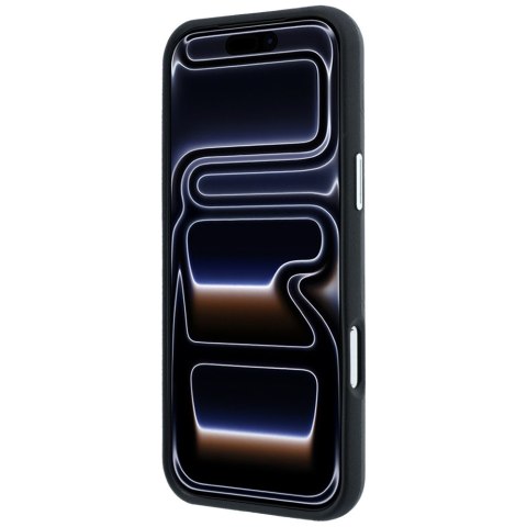 Etui BMW Sign Deboss Quilted Metal Logo MagSafe do iPhone 18 Pro Max / 17 Pro Max antracytowy