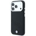 Etui BMW Sign Inclined Deboss Letters MagSafe do iPhone 18 Pro Max / 17 Pro Max czarny