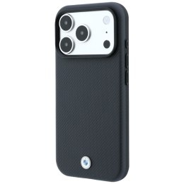 Etui BMW Sign Kevlar Metal Logo MagSafe do Iphone 18 Pro Max/ 17 Pro Max antracytowy
