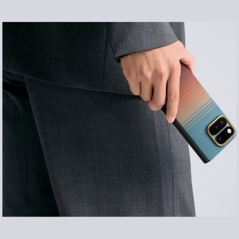 Etui PITAKA California Dream 01 Edge Case do Google Pixel 11 Pro Fold sunset