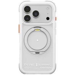 Etui Skinarma Atlas MagSafe + Rotating Kick Stand do iPhone 18 Pro / 17 Pro biały