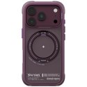 Etui Skinarma Atlas MagSafe + Rotating Kick Stand do iPhone 18 Pro / 17 Pro burgundowy