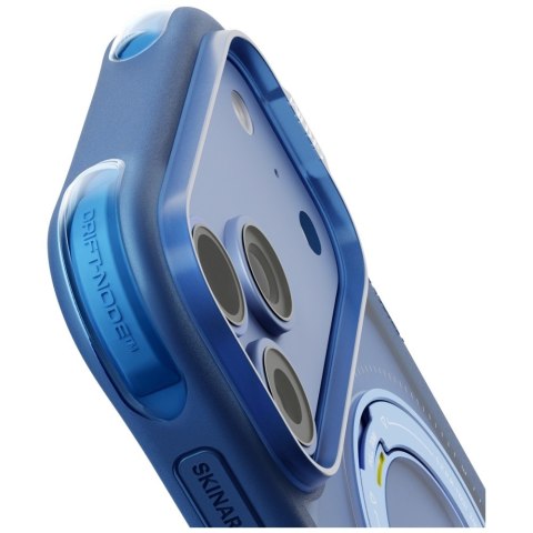 Etui Skinarma Atlas MagSafe + Rotating Kick Stand do iPhone 18 Pro / 17 Pro niebieski