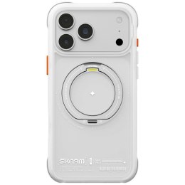 Etui Skinarma Atlas MagSafe + Rotating Kick Stand do iPhone 18 Pro Max / 17 Pro Max biały