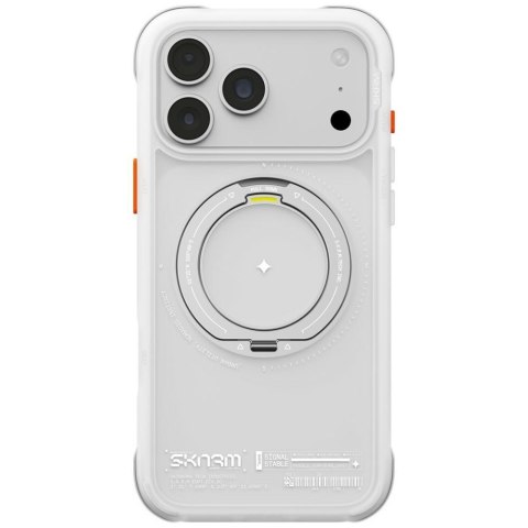 Etui Skinarma Atlas MagSafe + Rotating Kick Stand do iPhone 18 Pro Max / 17 Pro Max biały