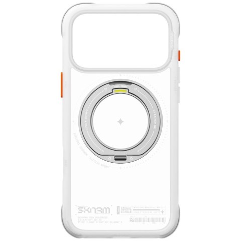 Etui Skinarma Atlas MagSafe + Rotating Kick Stand do iPhone 18 Pro Max / 17 Pro Max biały