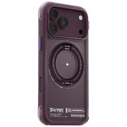 Etui Skinarma Atlas MagSafe + Rotating Kick Stand do iPhone 18 Pro Max / 17 Pro Max burgundowy