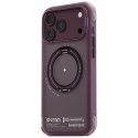 Etui Skinarma Atlas MagSafe + Rotating Kick Stand do iPhone 18 Pro Max / 17 Pro Max burgundowy
