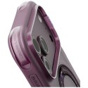 Etui Skinarma Atlas MagSafe + Rotating Kick Stand do iPhone 18 Pro Max / 17 Pro Max burgundowy