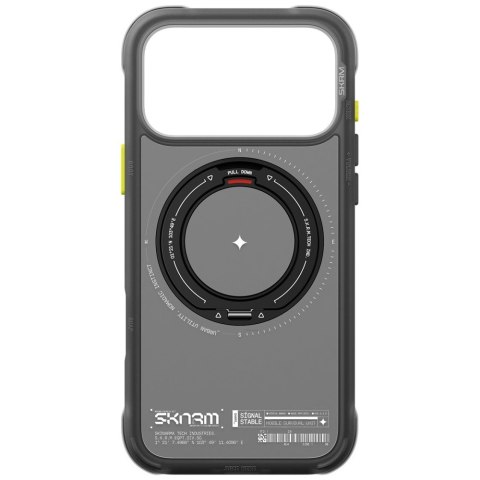 Etui Skinarma Atlas MagSafe + Rotating Kick Stand do iPhone 18 Pro Max / 17 Pro Max czarny