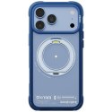 Etui Skinarma Atlas MagSafe + Rotating Kick Stand do iPhone 18 Pro Max / 17 Pro Max niebieski