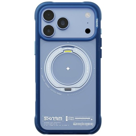 Etui Skinarma Atlas MagSafe + Rotating Kick Stand do iPhone 18 Pro Max / 17 Pro Max niebieski