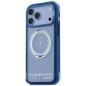 Etui Skinarma Atlas MagSafe + Rotating Kick Stand do iPhone 18 Pro Max / 17 Pro Max niebieski