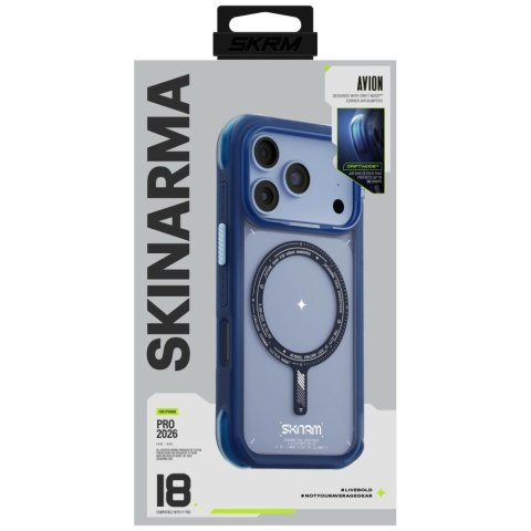 Etui Skinarma Avion MagSafe do iPhone 18 Pro / 17 Pro niebieski