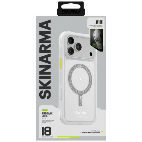 Etui Skinarma Avion MagSafe do iPhone 18 Pro Max / 17 Pro Max biały