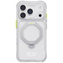 Etui Skinarma Saturn MagSafe + Rotating Kick Stand do iPhone 18 Pro / 17 Pro frost