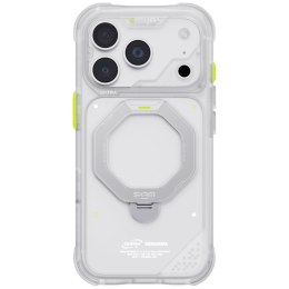 Etui Skinarma Saturn MagSafe + Rotating Kick Stand do iPhone 18 Pro / 17 Pro frost
