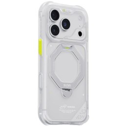 Etui Skinarma Saturn MagSafe + Rotating Kick Stand do iPhone 18 Pro / 17 Pro frost