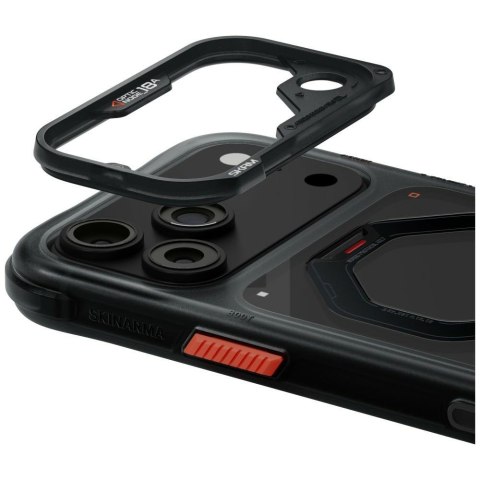 Etui Skinarma Saturn MagSafe + Rotating Kick Stand do iPhone 18 Pro Max / 17 Pro Max czarny