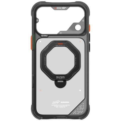 Etui Skinarma Saturn MagSafe + Rotating Kick Stand do iPhone 18 Pro Max / 17 Pro Max czarny
