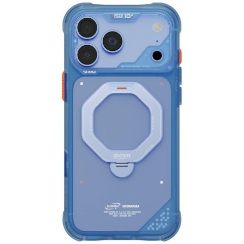 Etui Skinarma Saturn MagSafe + Rotating Kick Stand do iPhone 18 Pro Max / 17 Pro Max niebieski