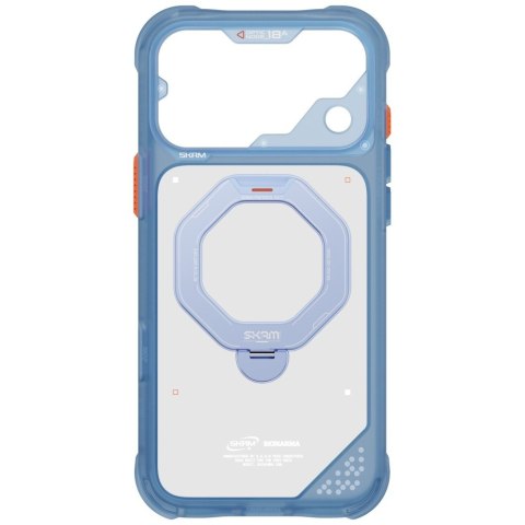 Etui Skinarma Saturn MagSafe + Rotating Kick Stand do iPhone 18 Pro Max / 17 Pro Max niebieski