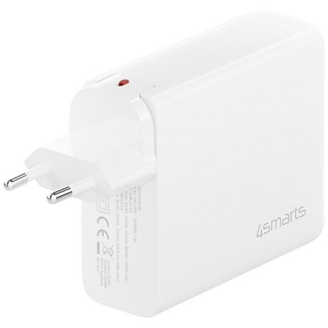 Ładowarka sieciowa 4smarts GaN Flex Pro Travel 200W 4 USB-C biała-white