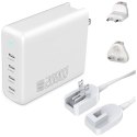 Ładowarka sieciowa 4smarts GaN Flex Pro Travel 200W 4 USB-C biała-white