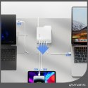 Ładowarka sieciowa 4smarts GaN Flex Pro Travel 200W 4 USB-C biała-white