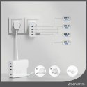 Ładowarka sieciowa 4smarts GaN Flex Pro Travel 200W 4 USB-C biała-white