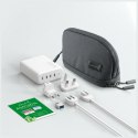 Ładowarka sieciowa 4smarts GaN Flex Pro Travel 200W 4 USB-C biała-white