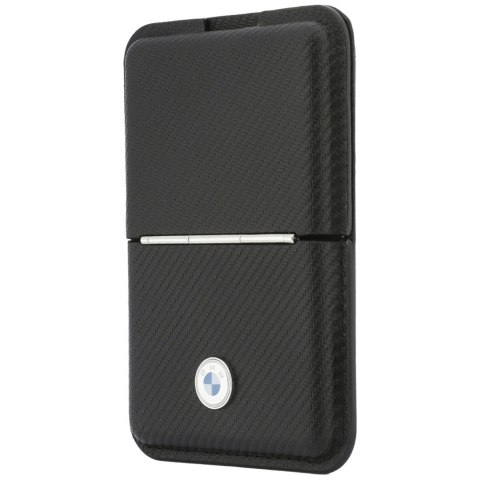Portfel BMW Carbon Metal Logos MagSafe czarny