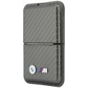 Portfel BMW M Carbon Metal Logos MagSafe antracyt
