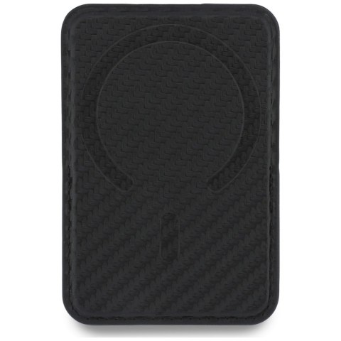 Portfel BMW M Carbon Metal Logos MagSafe czarny