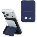 Portfel BMW M Carbon Metal Logos MagSafe granatowy