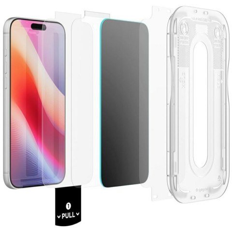 Szkło prywatyzujące Spigen Glas.Tr EZ FIT Pro HD Privacy do Apple iPhone 18 Pro 2szt