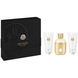 Moncler Sunrise Pour Femme zestaw prezentowy EDP 100 ml, żel pod prysznic 100 ml i krem do ciała 100 ml