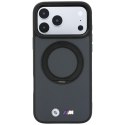 Etui BMW Kevlar Ring Stand 360 MagSafe do iPhone 18 Pro / 17 Pro antracyt