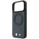 Etui BMW Kevlar Ring Stand 360 MagSafe do iPhone 18 Pro / 17 Pro antracyt