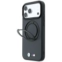 Etui BMW Kevlar Ring Stand 360 MagSafe do iPhone 18 Pro Max / 17 Pro Max antracyt