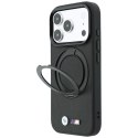 Etui BMW Kevlar Ring Stand 360 MagSafe do iPhone 18 Pro Max / 17 Pro Max czarny
