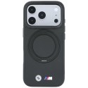 Etui BMW Kevlar Ring Stand 360 MagSafe do iPhone 18 Pro Max / 17 Pro Max czarny