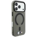 Etui BMW M IML Frosted Metal Logo & Trims MagSafe do iPhone 18 Pro / 17 Pro czarny