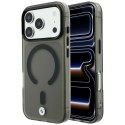 Etui BMW M IML Frosted Metal Logo & Trims MagSafe do iPhone 18 Pro / 17 Pro czarny