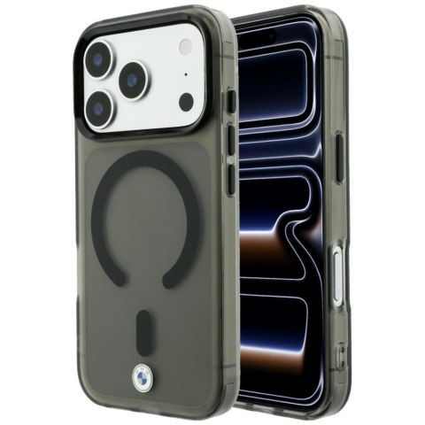 Etui BMW M IML Frosted Metal Logo & Trims MagSafe do iPhone 18 Pro / 17 Pro czarny