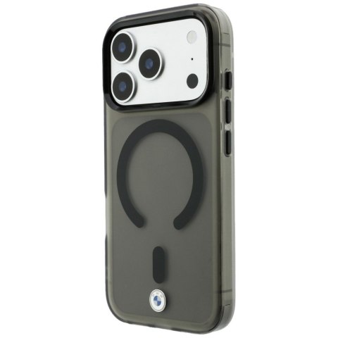 Etui BMW M IML Frosted Metal Logo & Trims MagSafe do iPhone 18 Pro / 17 Pro czarny