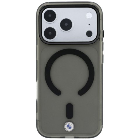 Etui BMW M IML Frosted Metal Logo & Trims MagSafe do iPhone 18 Pro / 17 Pro czarny